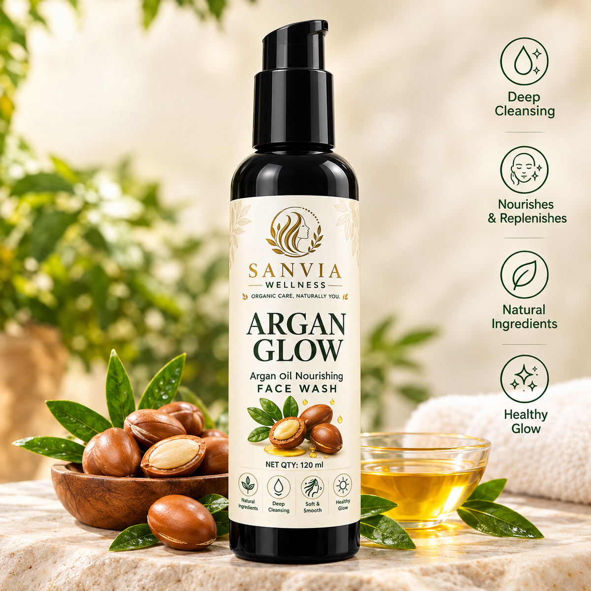 Argan Glow Face Wash
