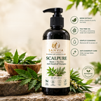 SCALPURE Neem + Tea Tree Anti-Dandruff Shampoo