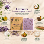 Lavender Handmade Soap Bar – Relaxing & Nourishing Bathing Bar 100g