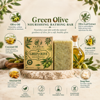 Olive Oil Handmade Soap Bar – Nourishing Natural Bathing Bar 100g