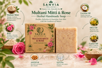 Multani Mitti & Rose Herbal Handmade Soap Bar – Deep Cleanse & Soothe 150g