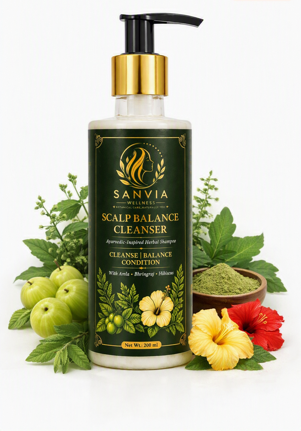 Scalp Balance Cleanser – Ayurvedic Inspired Herbal Shampoo