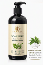SCALPURE Neem + Tea Tree Anti-Dandruff Shampoo