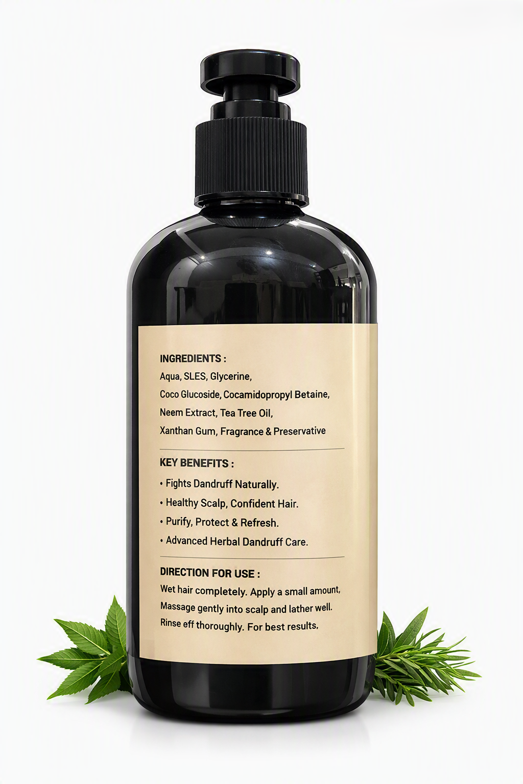 SCALPURE Neem + Tea Tree Anti-Dandruff Shampoo