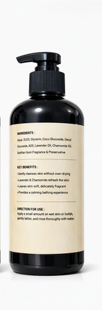 LAVENDÉ – Lavender + Chamomile Relaxing Body Wash