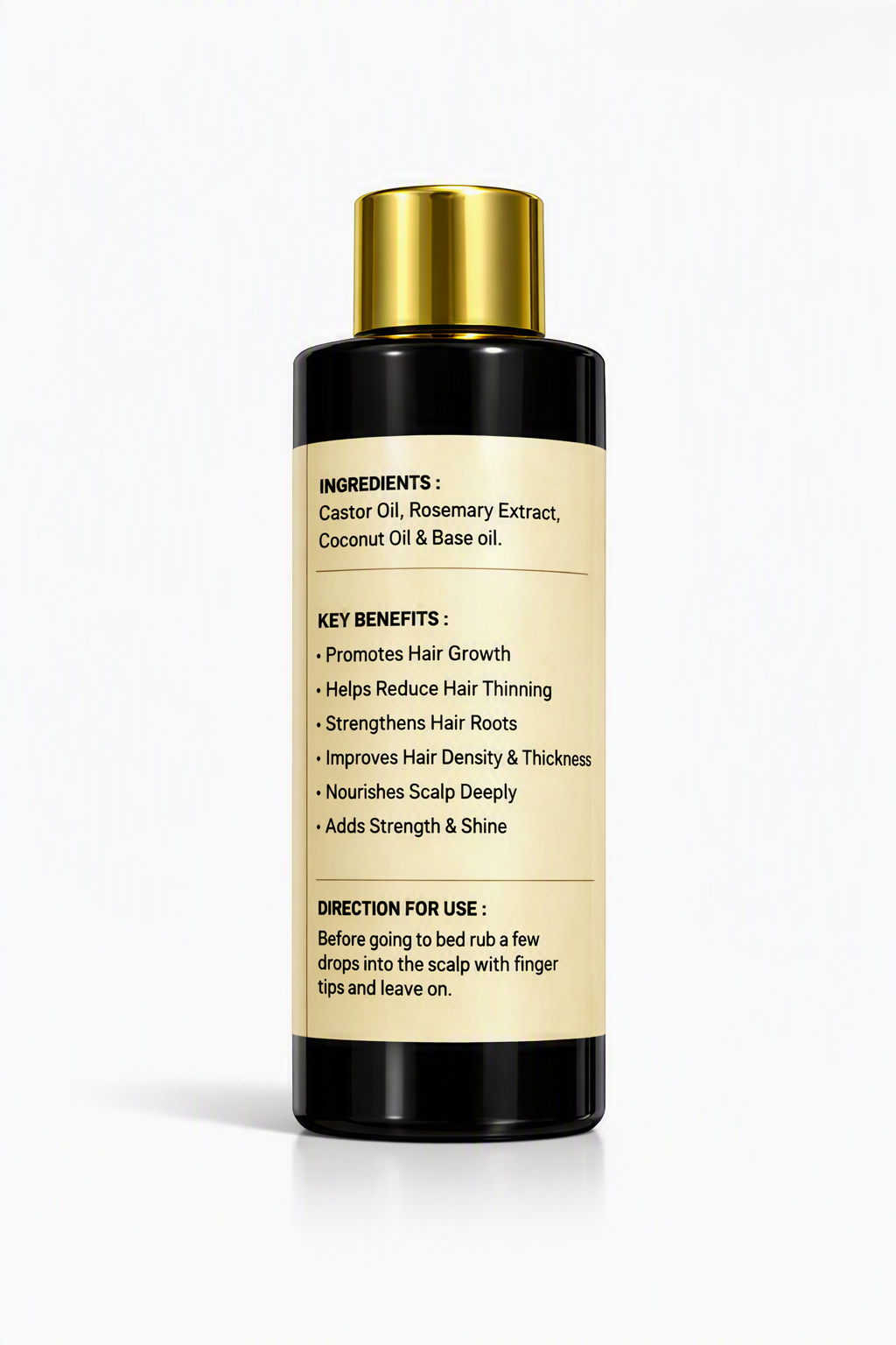 ROOTRISE – Castor + Rosemary Hair Growth Oil