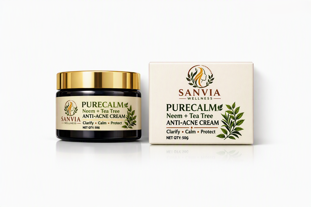PURECALM- Neem + Tea Tree Anti-Acne Cream