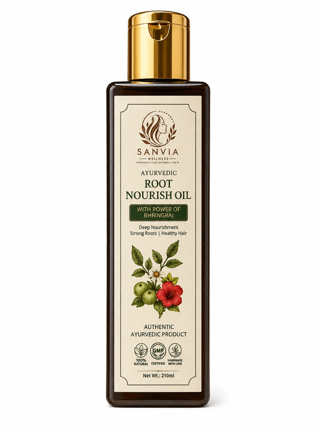 Ayurvedic Root Nourish Oil with Bhringraj