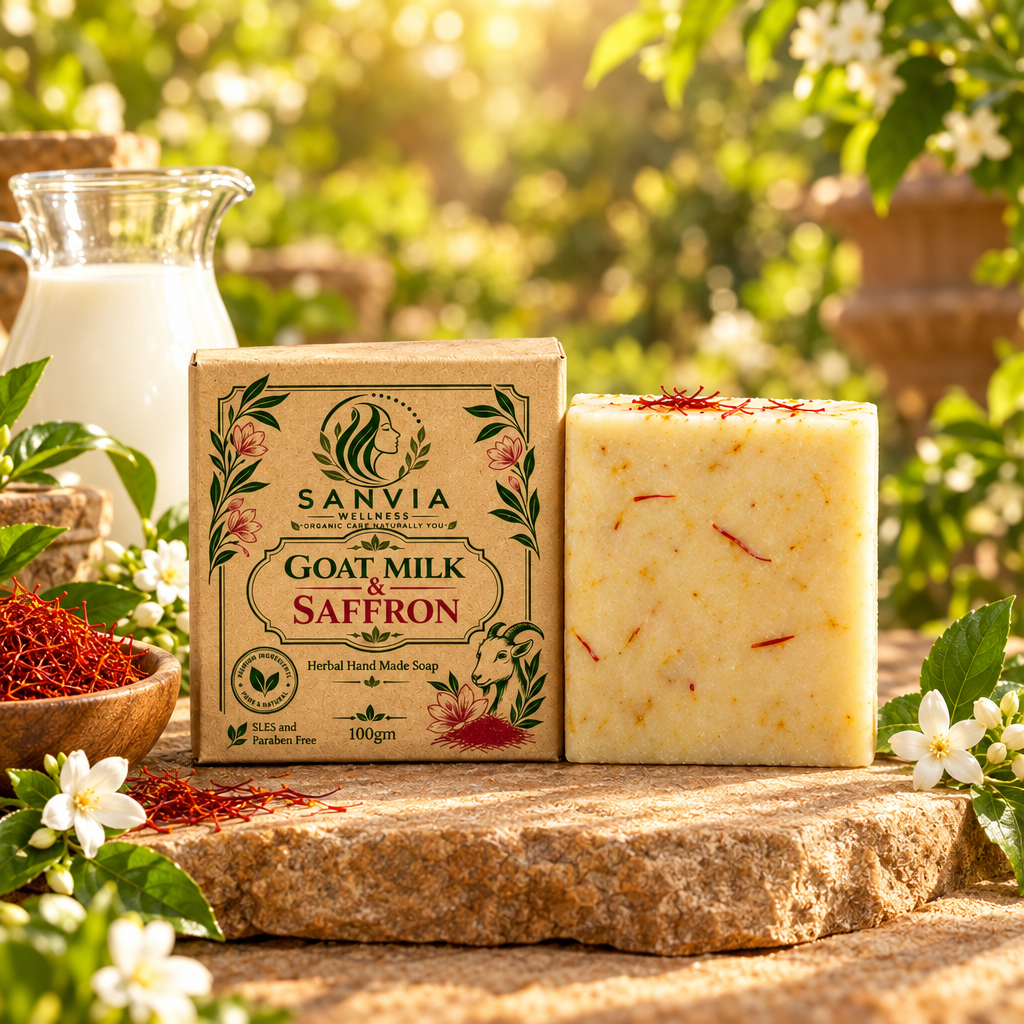 Goat Milk Saffron Soap