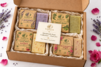Handmade Soap Collection – Pack of 4 Brown Box
